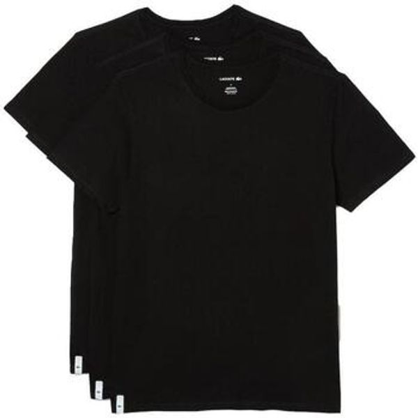Lacoste Lacoste  Majice / Polo majice Lounge 3 Pack Plain Stretch Cotton T-Shirts Black  Lacoste