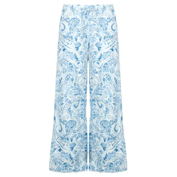 Lauren Ralph Lauren Lauren Ralph Lauren  Lagane hlače / Šalvare WOVEN-WIDE LEG-PANTS  Lauren Ralph Lauren