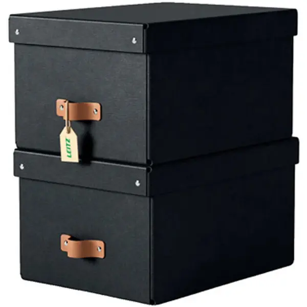 Leitz Leitz  Košare i kutije Boîte de rangement  Puro 17L 2 pack noir  Leitz