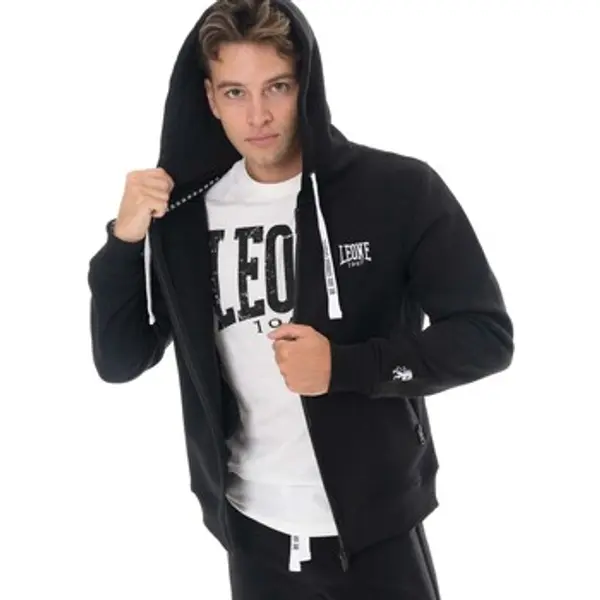 Leone 1947 Leone 1947  Flisevi Man Hoody Full Zip Soft Basic  Leone 1947