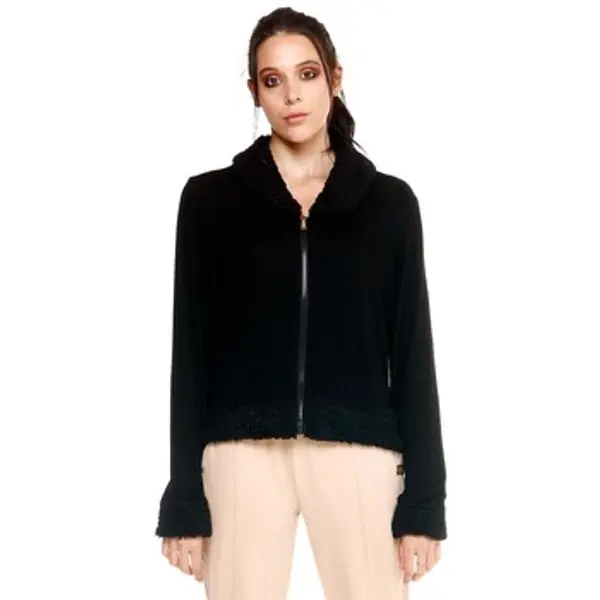 Leone 1947 Leone 1947  Flisevi Woman Crop Hoody Full Zip Chic Boxing  Leone 1947