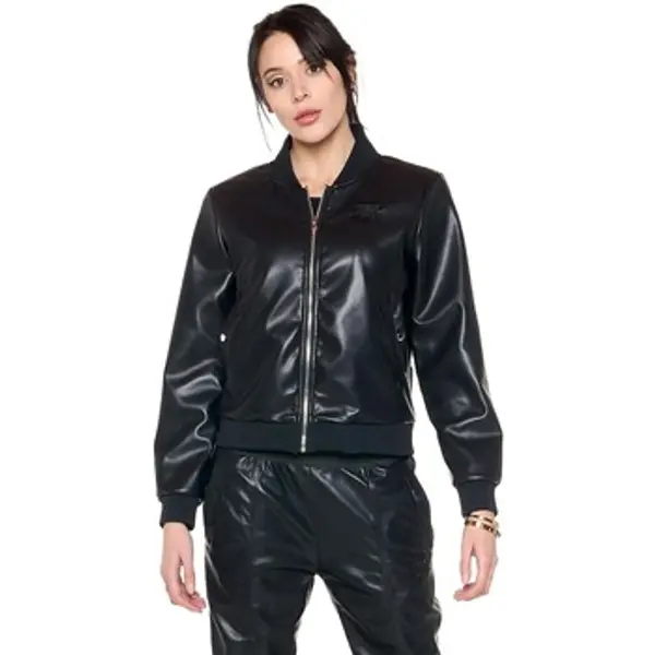 Leone 1947 Leone 1947  Kožne i sintetičke jakne Woman Bomber Black Ring  Leone 1947