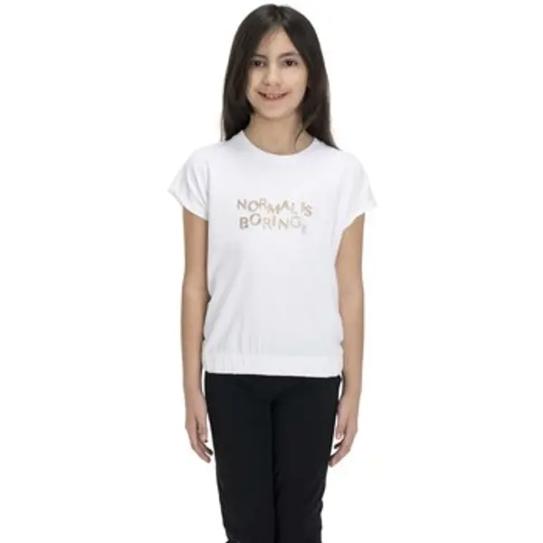 Leone 1947 Leone 1947  Majice kratkih rukava Girl Round Neck Shiny  Leone 1947