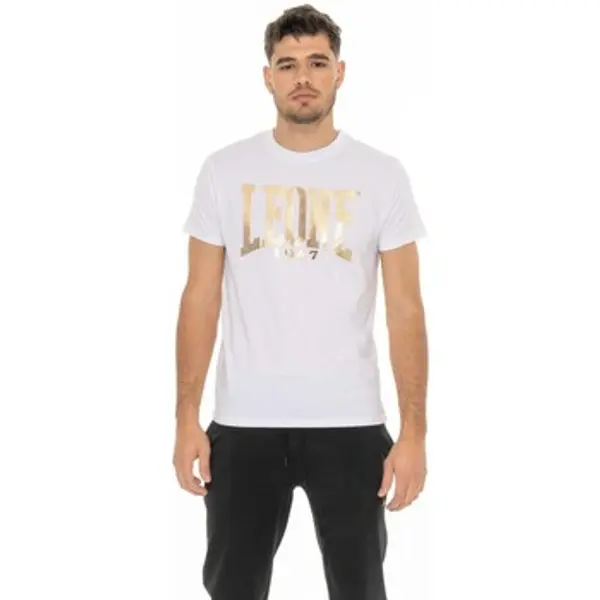 Leone 1947 Leone 1947  Majice kratkih rukava Man T-Shirt Short Sleeves Stripe Gold  Leone 1947