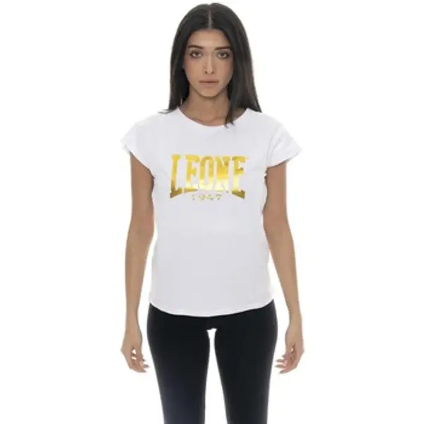 Leone 1947 Leone 1947  Majice kratkih rukava Woman T-Shirt Short Sleeves Gold  Leone 1947