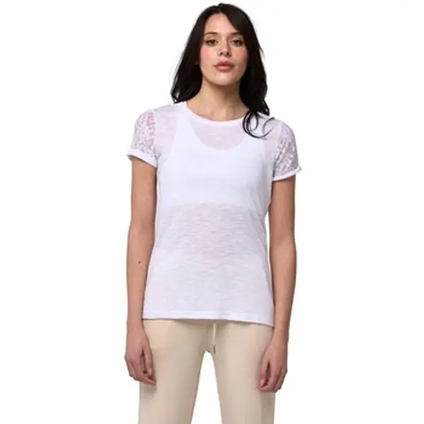 Leone 1947 Leone 1947  Majice kratkih rukava Woman T-Shirt Short Sleeves Lace  Leone 1947