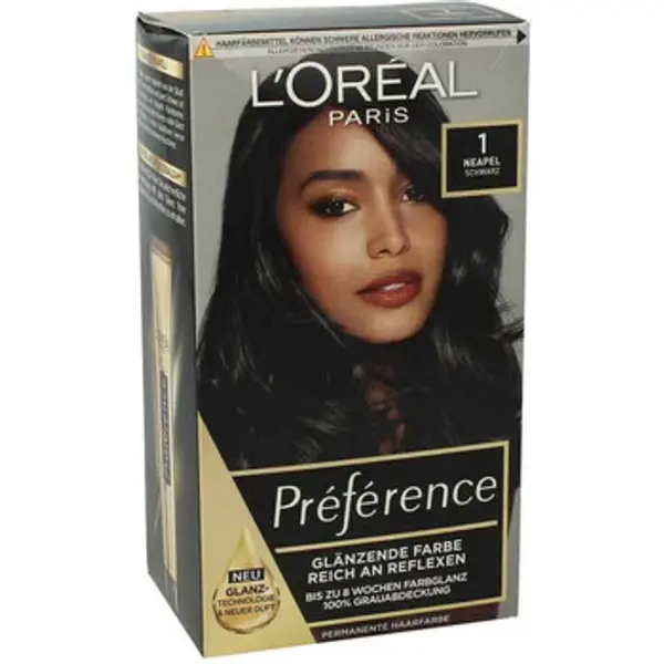L'oréal L'oréal  Boje za kosu Permanent Hair Color Preference - 01 Noir Napoli  L'oréal