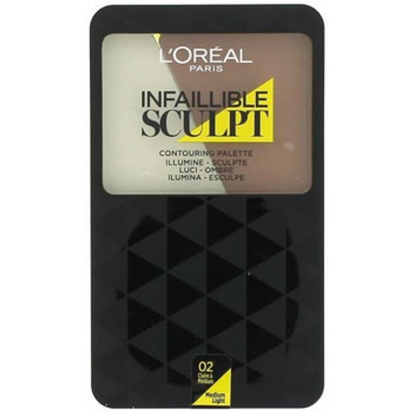 L'oréal L'oréal  Highlighteri Infallible Sculpt Contouring Palette - 02 Claire à Médium  L'oréal