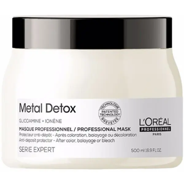 L'oréal L'oréal  Maske i regeneratori za kosu Metal Detox Damaged Hair Mask 500 ml  L'oréal