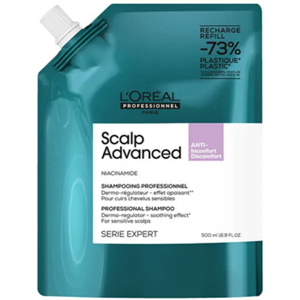 L'oréal L'oréal  Šamponi Scalp Advanced Shampoo Refill 500 ml  L'oréal