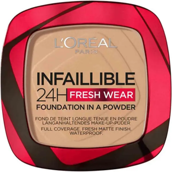 L'oréal L'oréal  Tekući puderi i primeri Infallible 24H Fresh Wear Powder Foundation - 140 Beige  L'oréal