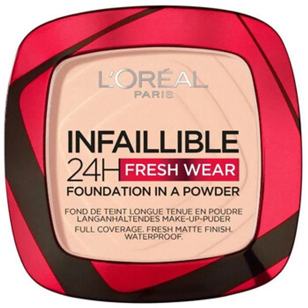 L'oréal L'oréal  Tekući puderi i primeri Infallible 24H Fresh Wear Powder Foundation - 180 Rose  L'oréal