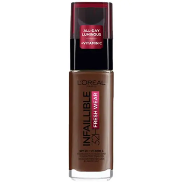 L'oréal L'oréal  Tekući puderi i primeri Infallible 32h Fresh Wear Foundation - 390 Ebène  L'oréal