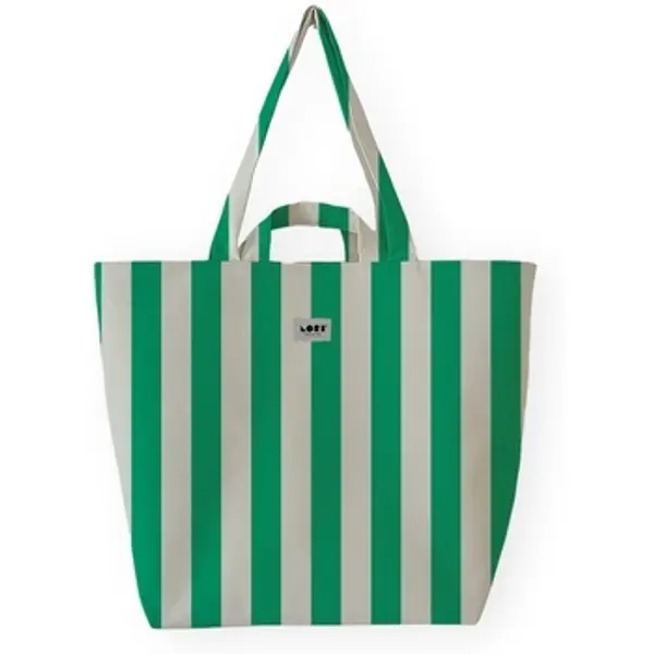 Lori Barcelona Lori Barcelona  Shopper torbe  Bold Stripe Bag - Green  Lori Barcelona