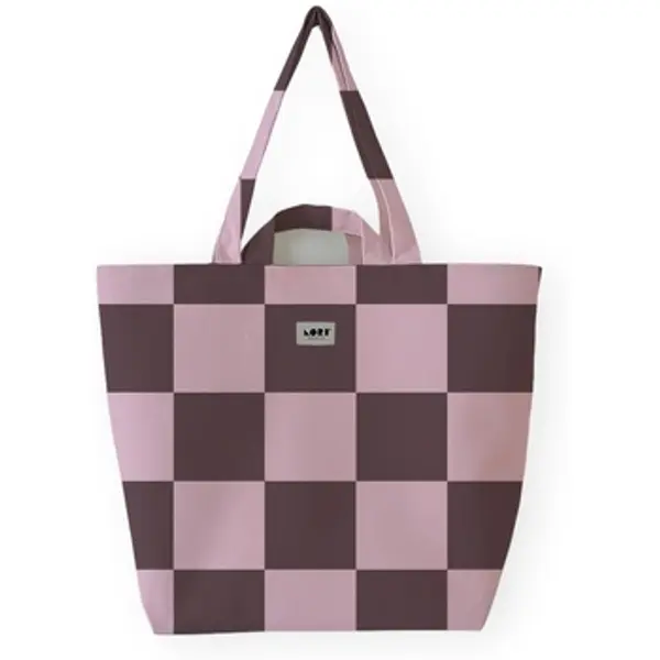 Lori Barcelona Lori Barcelona  Shopper torbe  Cuadros Bag - Brown  Lori Barcelona