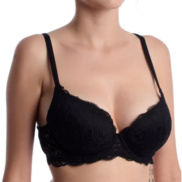 Lormar Lormar  Balkonet/S polukošaricama PLUNGE-FRIZZANTE-NEGRO  Lormar