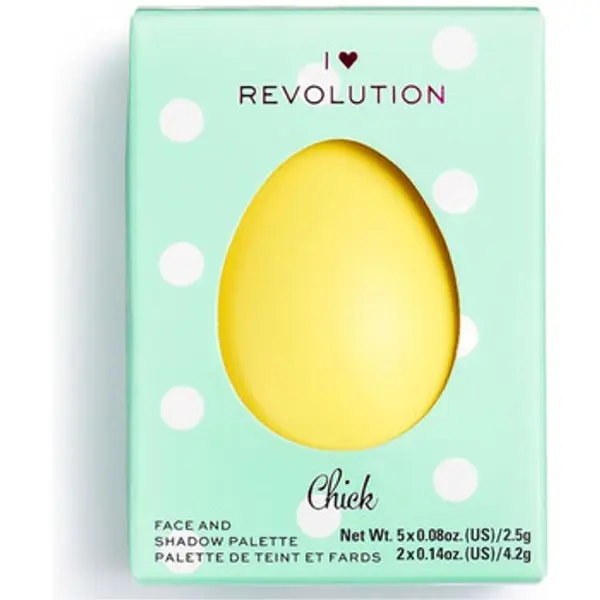 Makeup Revolution Makeup Revolution  Palete sjenila za oči Chick - Face and Eyeshadow Palette  Makeup Revolution