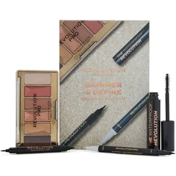Makeup Revolution Makeup Revolution  Palete sjenila za oči Shimmer   Define Eyeshadow   Brow Kit  Makeup Revolution