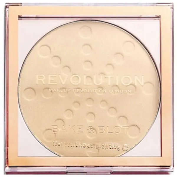 Makeup Revolution Makeup Revolution  Rumenila i puderi u kamenu Baking and Finishing Powder Bake   Blot - Banana Light  Makeup Revolution
