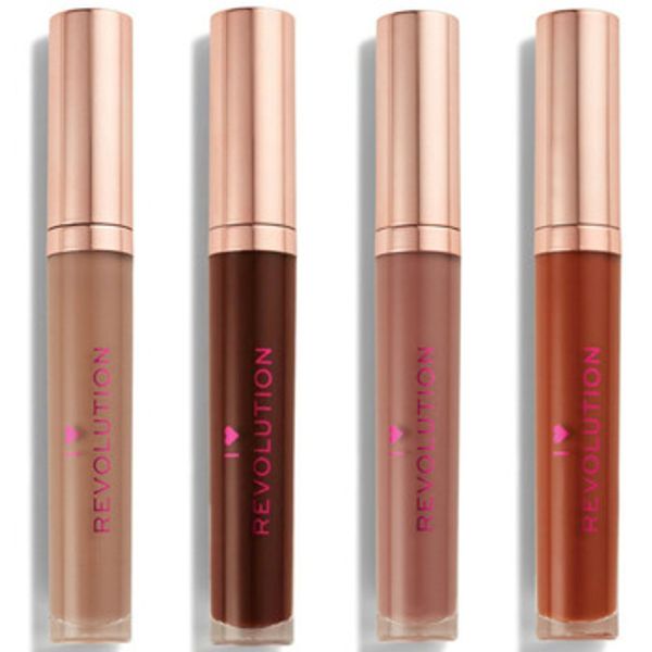 Makeup Revolution Makeup Revolution  Sjajila Set of 4 I Heart Chocolate Gloss - Honeycomb / Mocha /  Makeup Revolution