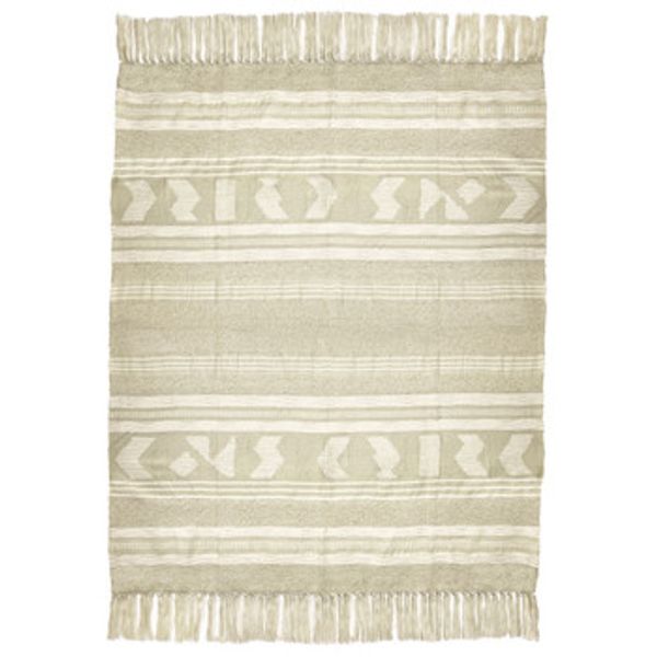Malagoon Malagoon  Deke Craft offwhite throw (NEW)  Malagoon