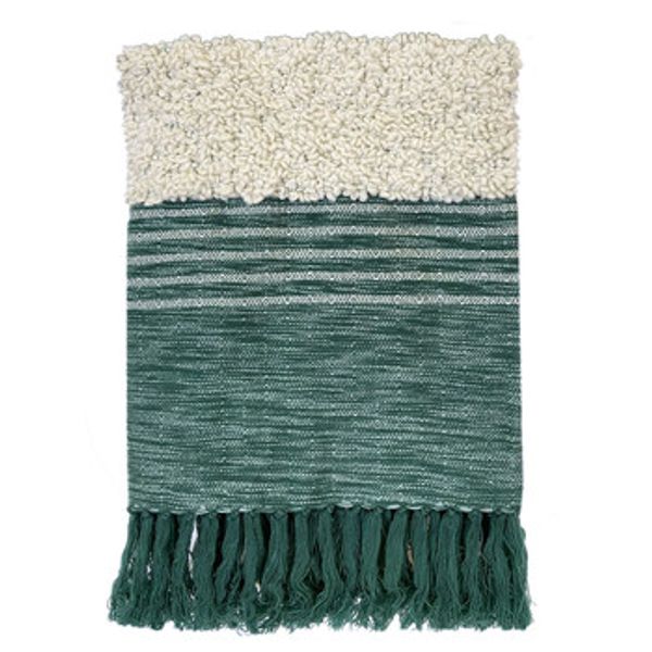 Malagoon Malagoon  Deke Tribal green throw  Malagoon