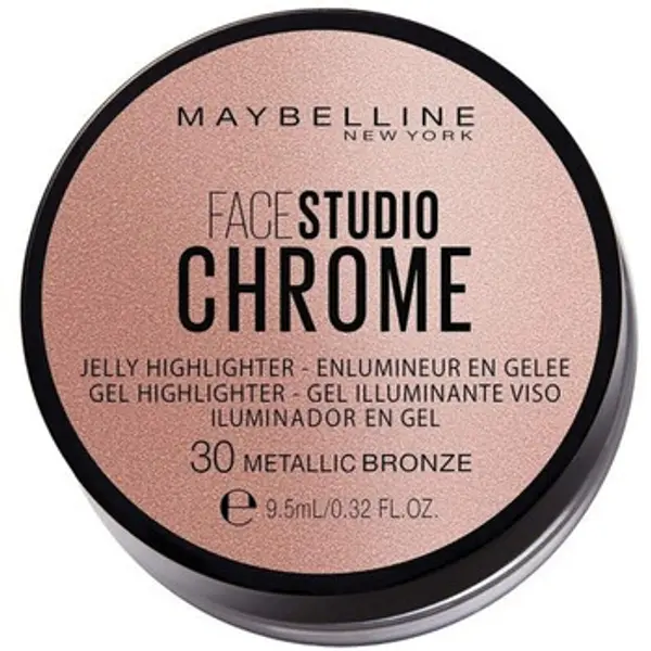 Maybelline New York Maybelline New York  Highlighteri Face Studio Chrome Illuminating Gel - 30 Metallic Bronz  Maybelline New York