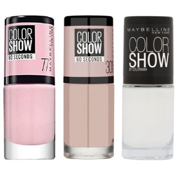 Maybelline New York Maybelline New York  Lakovi za nokte Set of 3 Colorshow Nail Polishes - 77 Nebline / 301 Lov  Maybelline New York