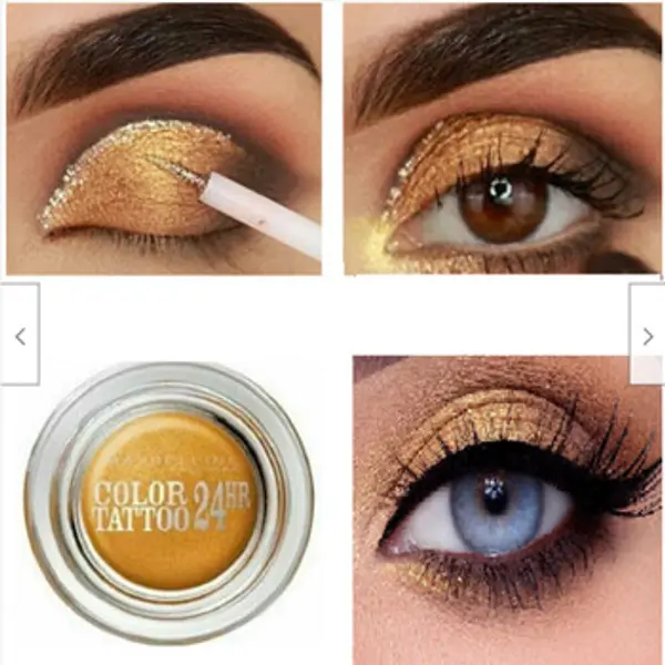 Maybelline New York Maybelline New York  Sjenila za oči i baze za sjenila Eyeshadow Color Tattoo 24 H - 24K Gold  Maybelline New York