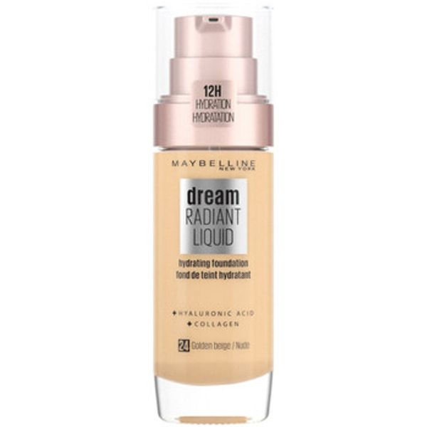 Maybelline New York Maybelline New York  Tekući puderi i primeri Dream Radiant Liquid Foundation - 24 Nude  Maybelline New York
