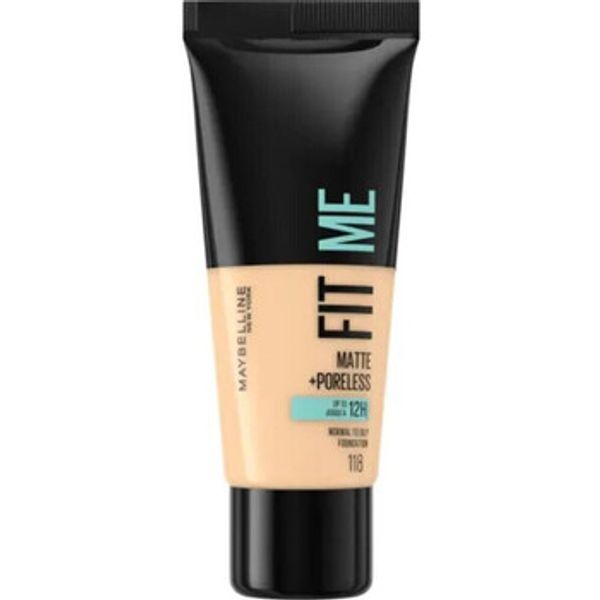 Maybelline New York Maybelline New York  Tekući puderi i primeri Fit Me Matte + Poreless Foundation - 118 Nude  Maybelline New York
