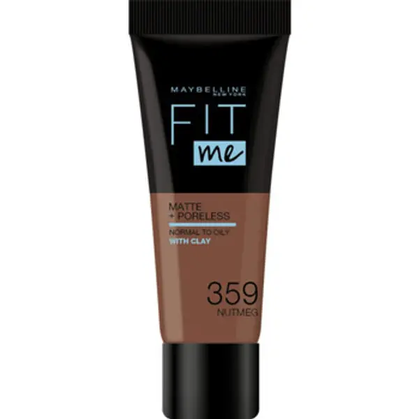 Maybelline New York Maybelline New York  Tekući puderi i primeri Fit Me Matte   Poreless Foundation - 359 Nutmeg  Maybelline New York