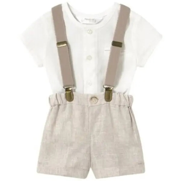 Mayoral Mayoral  Dječji kompleti 1215 Set camisa y pantalón Crudo  Mayoral