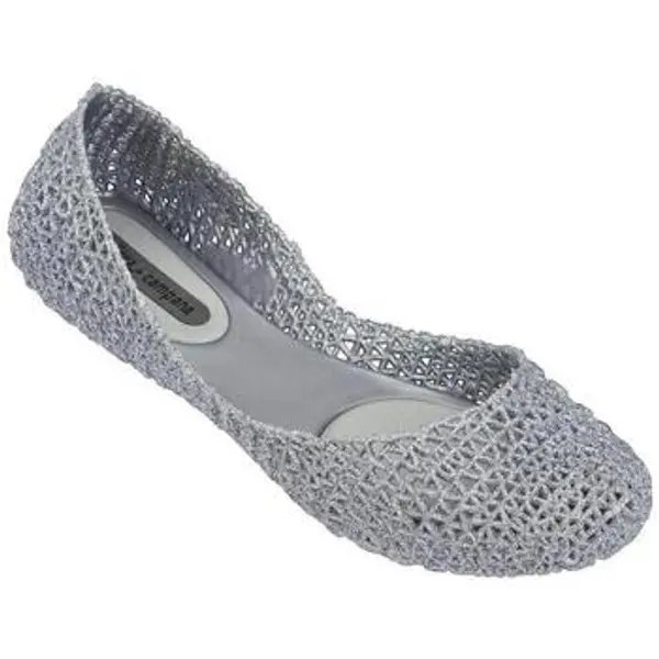 Melissa Melissa  Balerinke i Mary Jane cipele Ballerines  Campana Papel VII argent  Melissa