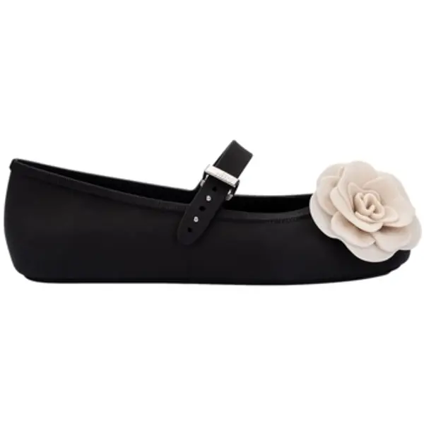 Melissa Melissa  Balerinke i Mary Jane cipele Soft Ballerina Petals - Black/Beige  Melissa