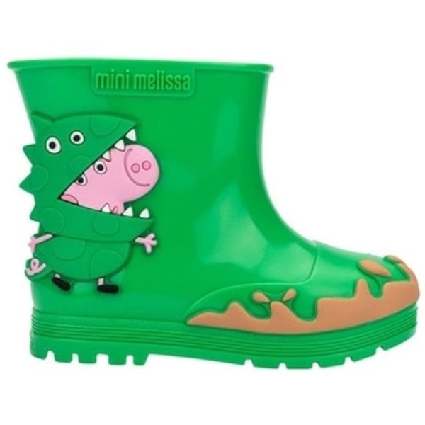 Melissa Melissa  Čizme MINI  Welly + Peppa Pig Boots - Green/Beige  Melissa
