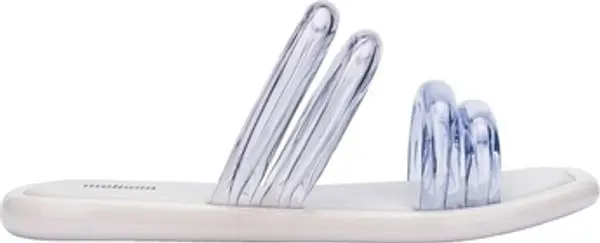 Melissa Melissa  Sandale i polusandale Airbubble Slide - White/Clear  Melissa