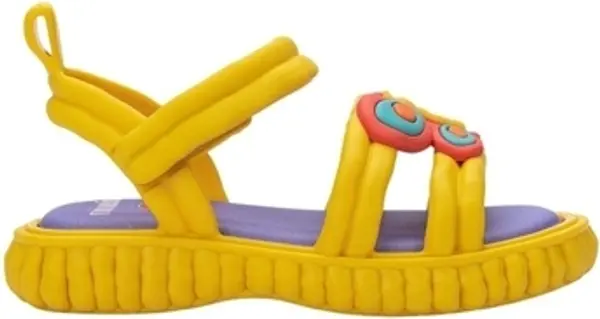 Melissa Melissa  Sandale i polusandale MINI  Baby Create + Play Doh Sandals - Yellow/Purple  Melissa