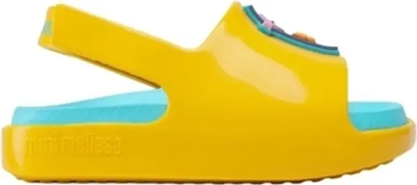 Melissa Melissa  Sandale i polusandale MINI  Cloud Slide Baby Sandals - Yellow/Blue  Melissa