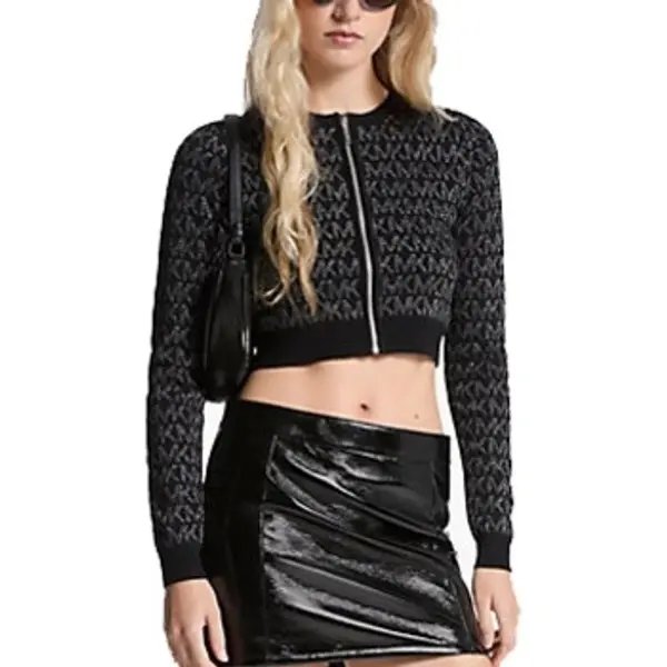 MICHAEL Michael Kors MICHAEL Michael Kors  Gornji dijelovi trenirke Chaqueta Mujer Modèle Mk Nk Zip Cardi  MICHAEL Michael Kors