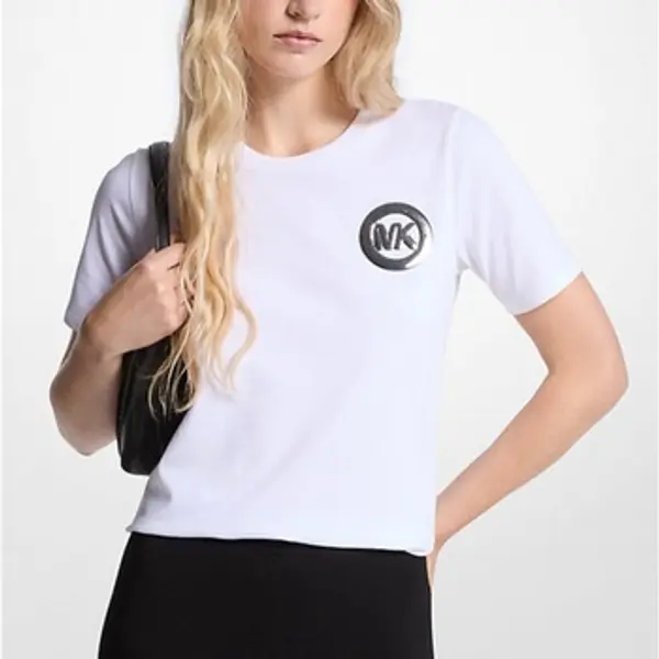 MICHAEL Michael Kors MICHAEL Michael Kors  Majice kratkih rukava Camisetas Mujer Modèle Mk Charm Small Tee  MICHAEL Michael Kors