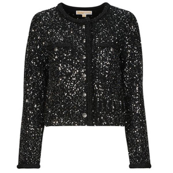 MICHAEL Michael Kors MICHAEL Michael Kors  Veste i kardigani SEQUIN PKT SNAP JKT  MICHAEL Michael Kors