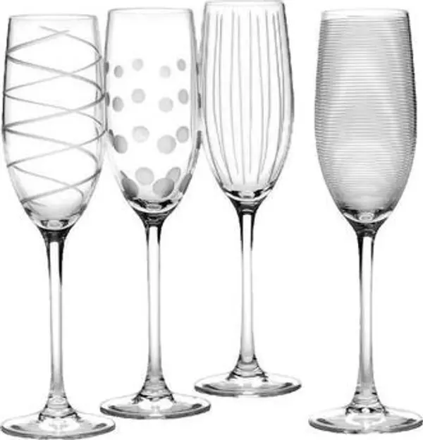 Mikasa Mikasa  Prigodni ukrasi Flûtes à champagne  Cheers en verre cristal transparent  Mikasa