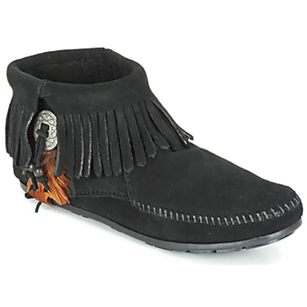 Minnetonka Minnetonka  Polučizme CONCHO FEATHER SIDE ZIP BOOT  Minnetonka