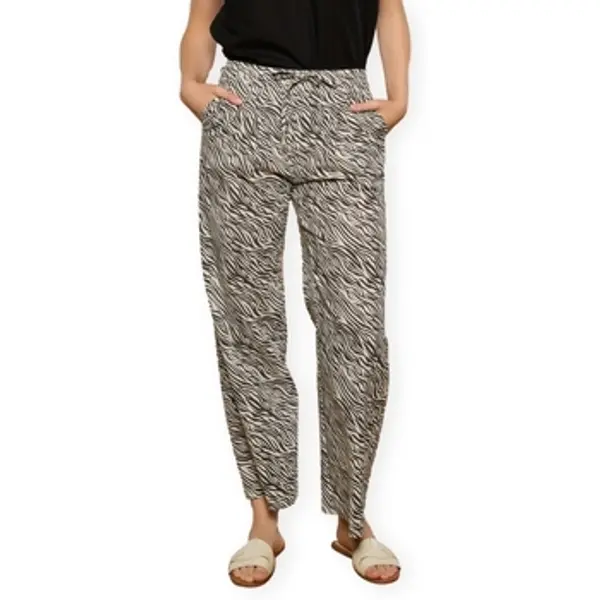 Minueto Minueto  Hlače Zebra Trousers - Black/White  Minueto