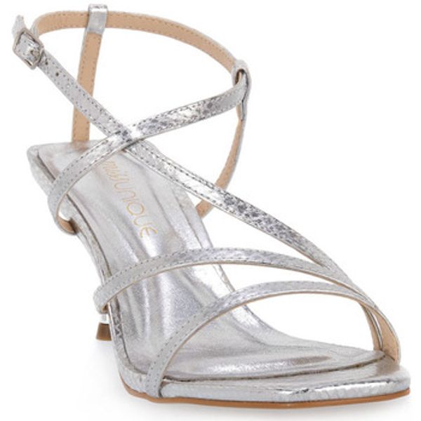 Miss Unique Miss Unique  Sandale i polusandale UNIQUE   SERPENTE PRATA  Miss Unique