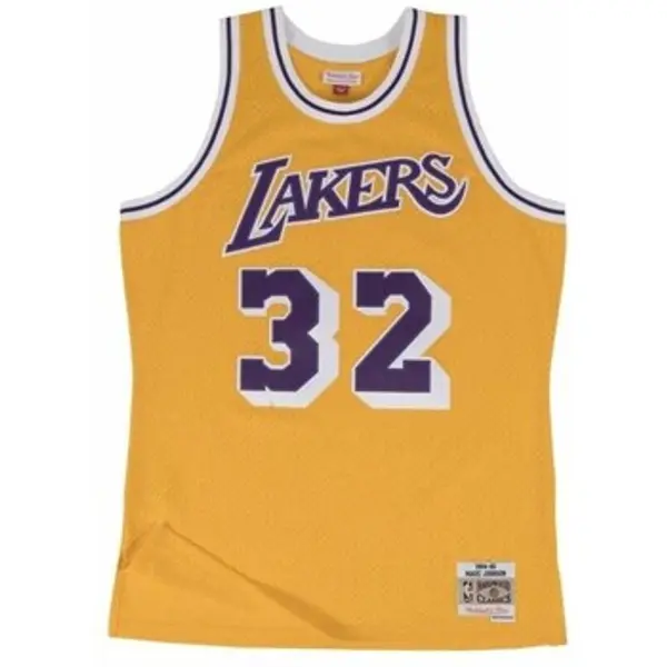 Mitchell And Ness Mitchell And Ness  Majice kratkih rukava Nba Swingman Jersey 20 Los Angeles Lakers 198485 Magic Johnson  Mitchell And Ness