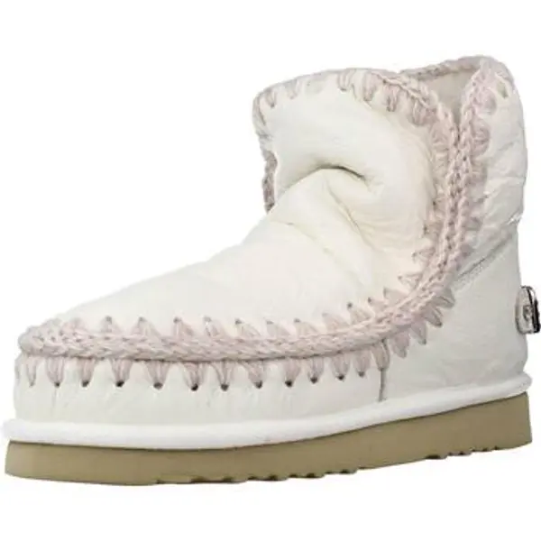 Mou Mou  Čizme Botines Mujer Modèle Eskimo 18 Whith Rhinestones Logo  Mou