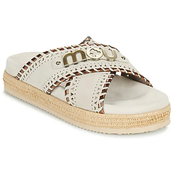 Mou Mou  Natikače CRISS-CROSS SANDAL METAL STITCH  Mou