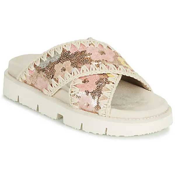 Mou Mou  Natikače SEQUINS CRISS-CROSS BIO SANDAL  Mou
